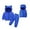Blue, variant on TAIAOJING Boys Girls 2 Piece Outfits Toddler Winter Long Sleeve Bear Ear Solid Color Warm Tops Pants Vest 3Pcs Clothes Set Outfit 18-24 Months