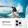 thumbnail image 4 of Entronix Camera Lens Protector Compatible with iPhone 15 Pro Max, Tempered Glass Guard, Black, 4 of 9