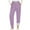 Purple（womens pants）, variant on ZHYou No Boundaries Womens Fleece Lined Sweatpants,Elastic Drawstring Waist Joggers,Cuffed Hem Lounge Pants,Black,Size S
