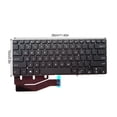 thumbnail image 4 of Cateissary Teclados para portátiles de EE. UU., teclado retroiluminado con escritura fluida, reemplazo Universal antideslizante para portátiles TP410 Juegos de teclado y mouse para computadora, 4 of 6