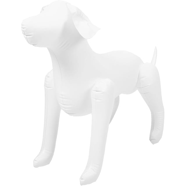 HUGFEGWE Pet Clothing Model Dog Head Mannequin Plastic Dog Mannequin Shop Display Mannequin Dog Mannequin Torso Pet Store Mannequin Counter Pet Shop Display Clothes Hanger White PVC CJB91-138640