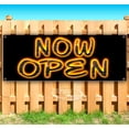 thumbnail image 1 of Now Open 13 oz Vinyl Banner With Metal Grommets, 1 of 4