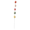 thumbnail image 3 of CoreLiving Easter Egg Plant Picks Glitter Foam Crafts Wooden Stake Decoration for Spring Tree Branches Floral Arrangement Vase Filler, Assorted Colors, 3 of 9