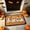 Brown, variant on Halloween Ghost Dog Door Mat, Outdoor Coir Entrance Mat for Porch, Spooky Decor for Home Outdoor Entryway Brown