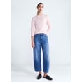 thumbnail image 3 of Free Assembly Women's and Women's Plus Cashmere Sweater with Long Sleeves, Sizes XS-4X, 3 of 6