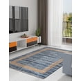 thumbnail image 4 of Unique Loom Chindi Jute Collection Area Rug (7' 1" x 10' Rectangle Navy Blue/Natural), 4 of 10