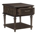 thumbnail image 2 of Pemberly Row Wood 1 Drawer End Table in Driftwood Charcoal, 2 of 6