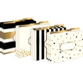 thumbnail image 2 of Barker Creek On-Trend Organizer Set, Gold, Coordinated Set includes 12 Designer File Folders, 50 Sheets of Decorative Computer Paper, and 30 Peel & Stick Library Pockets (4096), 2 of 3