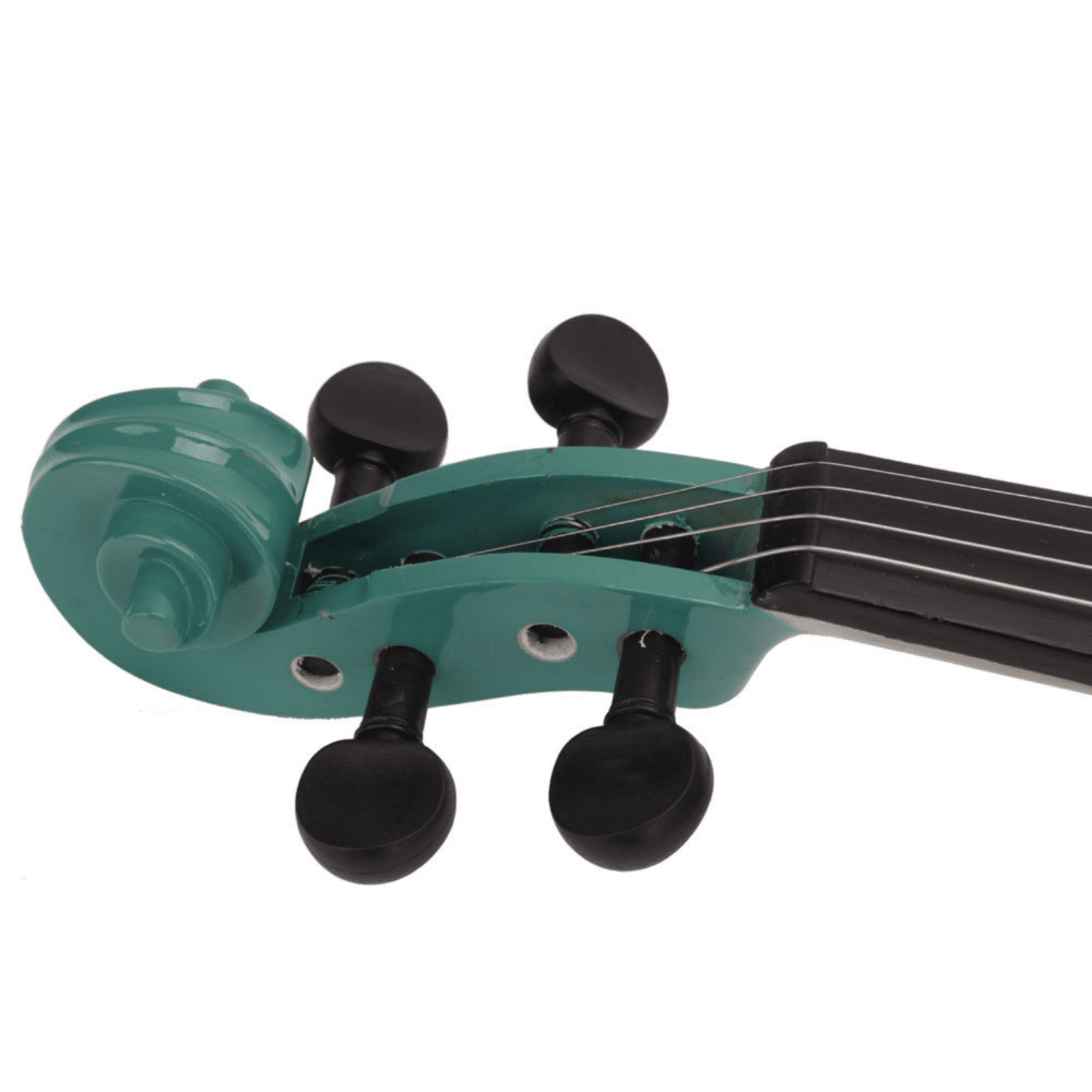 Hassch 4/4 Violin, Beginner Fiddle Set with Case, Starter Acoustic Violin with Bow and Rosin, Green