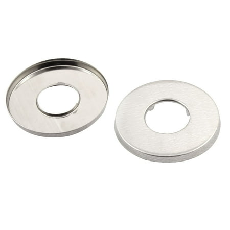 - Household Kitchen Stainless Steel Water Pipe Hose Covering Cover Mask Cap 2pcs