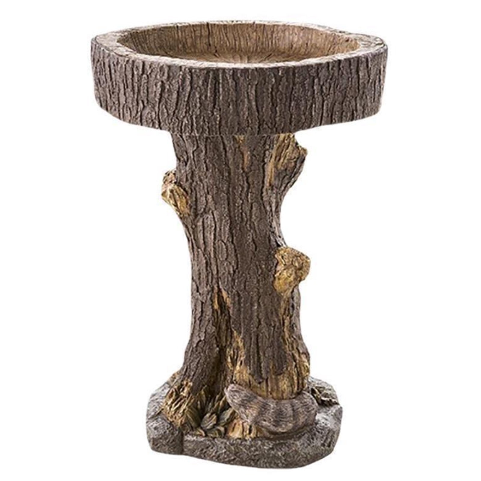 ICERUN Bird Bath,Weather Resistant Material Bird Bath for Outside,Maintain Beauty for A Long Time Bird Baths for Outdoors
