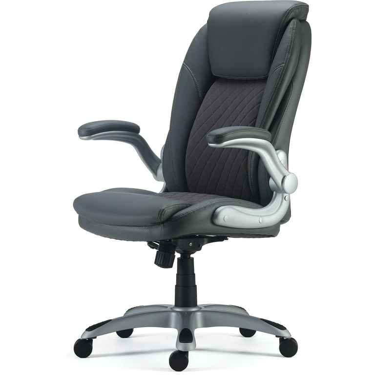Staples Sorina Bonded Leather Chair Grey 53253 Walmart