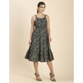 thumbnail image 2 of Moomaya Womens Printed Sleeveless Dress, Knee Length Cotton Dress, 2 of 8