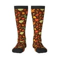thumbnail image 2 of Lsque Autumn Leaves Printed Crew Socks Men's Women's LightWeight Thin Casual Calf Socks ,Knee High Socks,Cotton Socks, 2 of 9