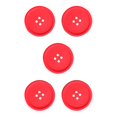 thumbnail image 2 of QualitChoice Coussinets d'Isolation Ronds en Silicone Multicolores Durables Flexibles Rouge 5Set, 2 of 6