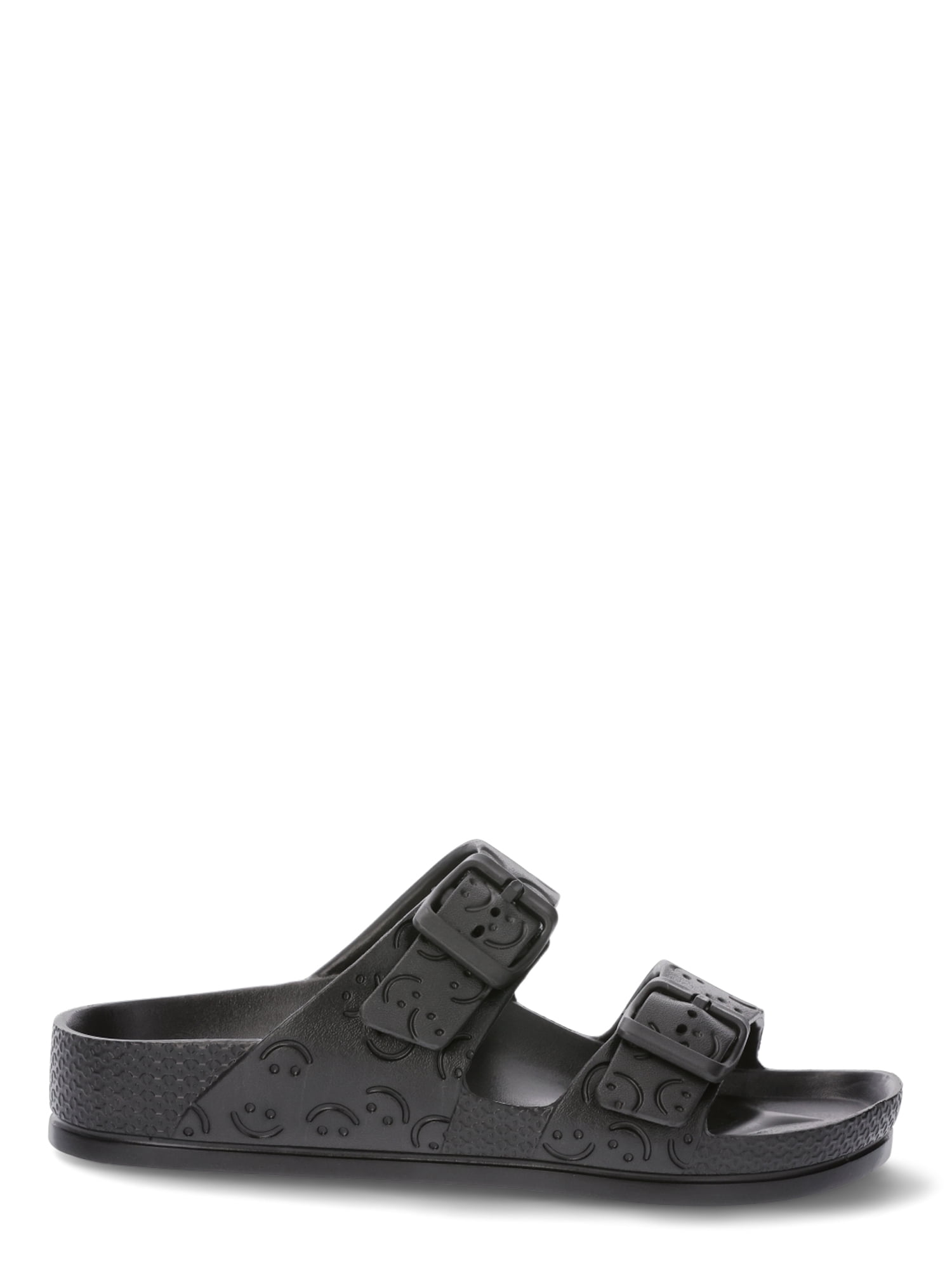 No Boundaries Two Buckle Slide Sandals, Women’s