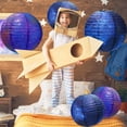 thumbnail image 4 of Dserhfy Chinese Style Paper Lantern Space Star Print Hanging Paper Lanterns for Home Ceiling Decor Birthday Party Supplies, 4 of 8