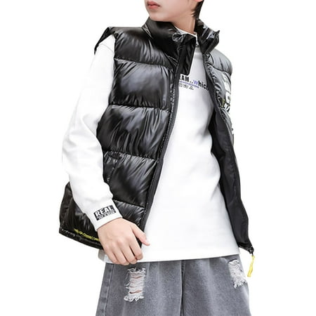 

Child Kids Toddler Baby Boys Girls Sleeveless Letter Winter Coats Hooded Jacket Vest Outer Outwear Outfits Clothes Boys Winter Jackets Size 14-16 Boys Winter Coat Size 8