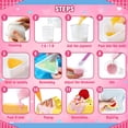 thumbnail image 3 of Kit para hacer squishies BEIREG DIY con 6 moldes de silicona de 532 ml, 3 of 8