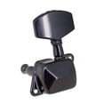thumbnail image 4 of relayinert 6 Pieces Tuning Pegs Black Adjusting Handle Machine Heads String Roller Instrument Accessory Guitars Parts for Replacing Type 3, 4 of 5