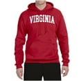 thumbnail image 2 of Wild Bobby State of Virginia College Style Unisex Hoodie Sweatshirt, 2 of 6