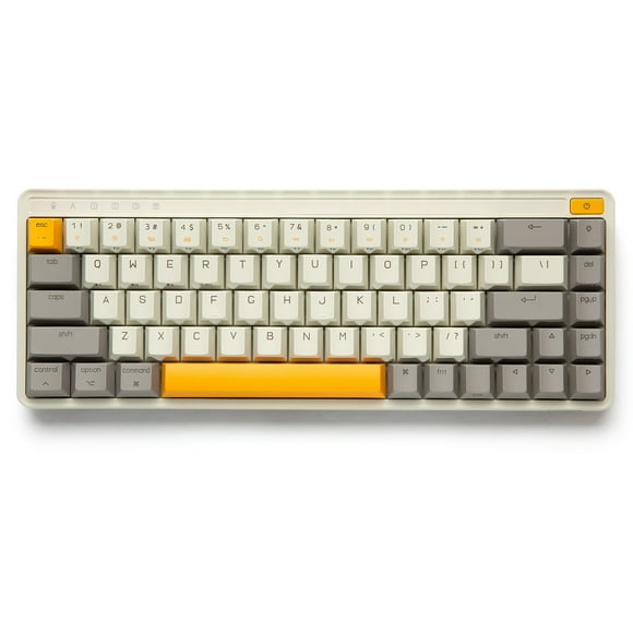 XIAOMI MIIIW Z680 68 Keys 65% Mechanical Keyboard Gateron G Pro Yellow Switches, Autumn