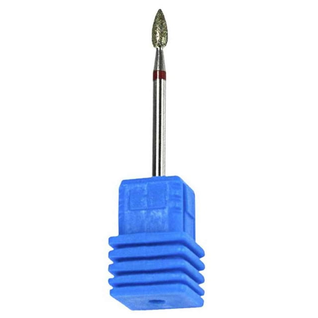 Decodeary 17 Types Nail Drill Bit Rotate Burr Cuticle Clean Manicure Tools No.12 1Set
