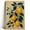 Vintage Mediterranean Lemon Branch, variant on Vintage Lemon Branch With Blue Leaves Premium Framed Canvas Wall Art - Botanical Citrus Decor For Kitchen Dining Room, High-Definition Print, Easy To Hang 8*12inch(20*30cm)