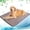 Brown, variant on Srugzu Cooling Mat, Pet Cooling Mat for Dogs Cats Summer Pet Bed Self Cooling Blanket Breathable Rest Pad 70x55cm Blue