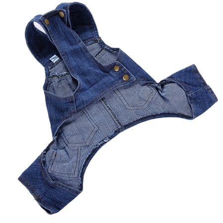 Adorable Dog Clothes Leisure Cowboy Pants Cool Cowboy Pet Jeans Dog Clothes for Small Dogs Puppies (Size M)