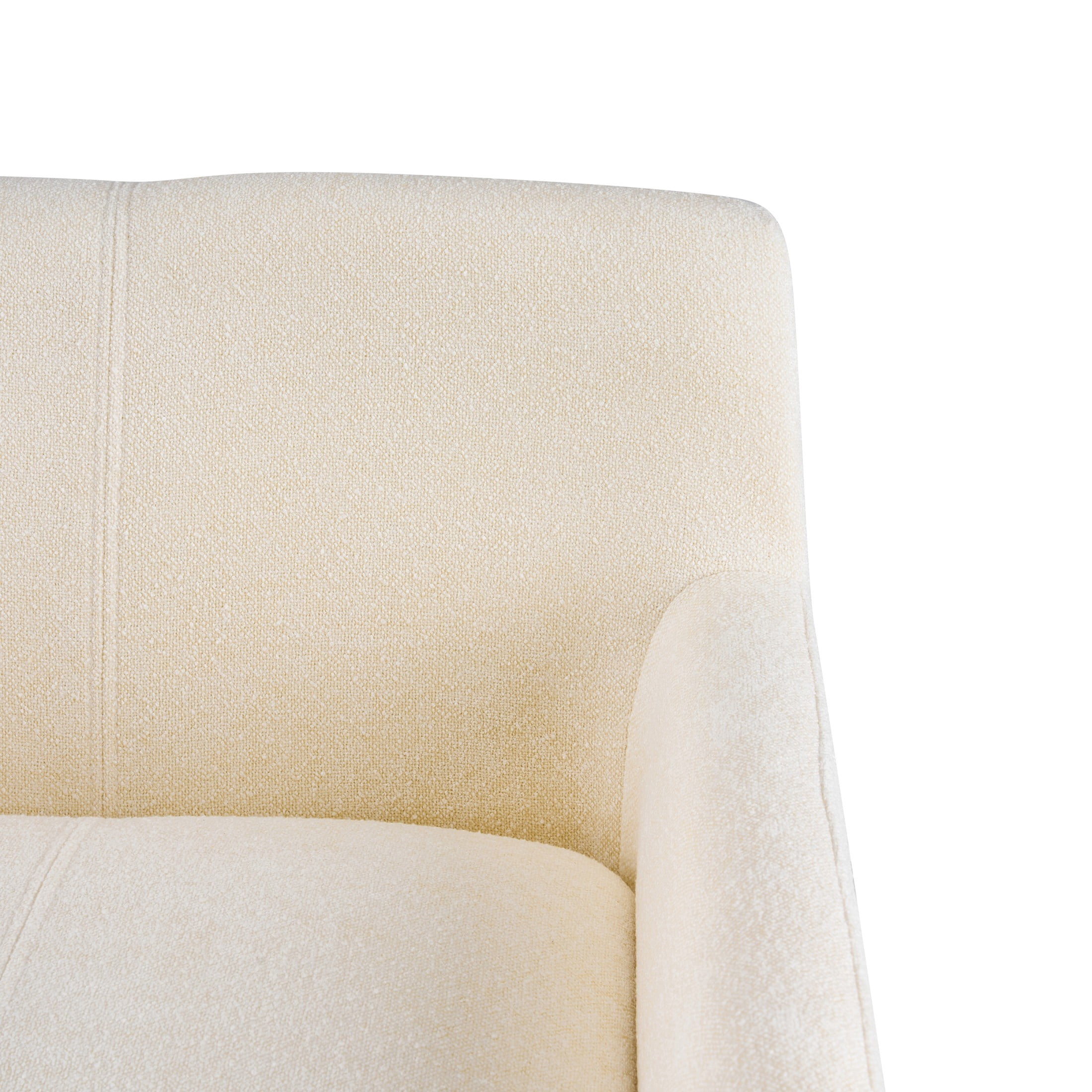 Christopher Knight Home Modern Upholstered Wood Counter Stools with Armrests, Natural+Beige, Set of 4