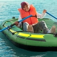 thumbnail image 3 of Gallickan Inflatable Kayak Boat, 2 Person PVC Fishing Raft, Portable Double Kayak with Paddle Pump Rope, Independent Chamber Design Stable Water Sports Boat, 1 Set, 3 of 8