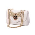 thumbnail image 3 of Bolso cuadrado de moda europea para mujer, novedad de Corea del 2024, bolso cruzado con cadena para mujer, bolsos de mensajero, bolso de mano de cuero para mujer, 3 of 5