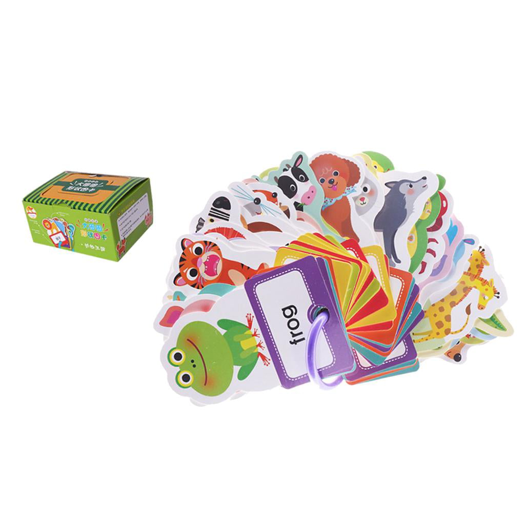30 Pieces English & Chinese Words Flashcards Sight Word Flash Cards for Kids 