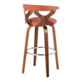 thumbnail image 6 of Gardenia 30" Fixed-Height Bar Stool, Bar Chairs, Swivel Bar Stools, Bar Stools Set of 2, 6 of 6