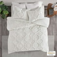 thumbnail image 2 of Bed Sets King/Cal King 3 Piece Tufted Cotton Chenille Geometric Duvet Cover Set,Comforter Sets, 2 of 10