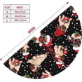 thumbnail image 4 of Easter Eggs Colorful Flowers 36 Inch Christmas Tree Skirt Round Winter Snow Suitable for Christmas Xmas Halloween Holiday Party Decor Decoration Occasion, 4 of 6