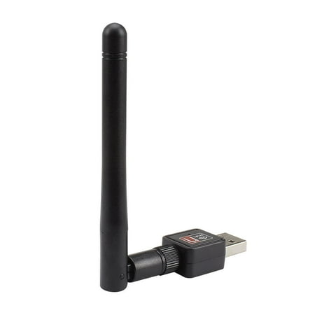 AllEasy USB2.0 Wireless Network/LAN Adapter, USB Wifi Dongle Adapter with Detachable Antenna for PC, Desktop/Laptop,