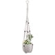 thumbnail image 1 of Colgador de plantas de cuerda de algodón | Soporte de macramé DIY para macetas, para montaje en pared | Bolsa de red tejida natural para colgar plantas y decoración del hogar, 1 of 2