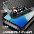 thumbnail image 3 of Armor Shockproof Case for Samsung Galaxy S25, [Military Grade Anti-Drop] Rugged Hybrid Hard PC+Soft Silicone Heavy-Duty Tough Durable Slim Fit Lightweight Protective Bumper Phone Case, Gray, 3 of 7