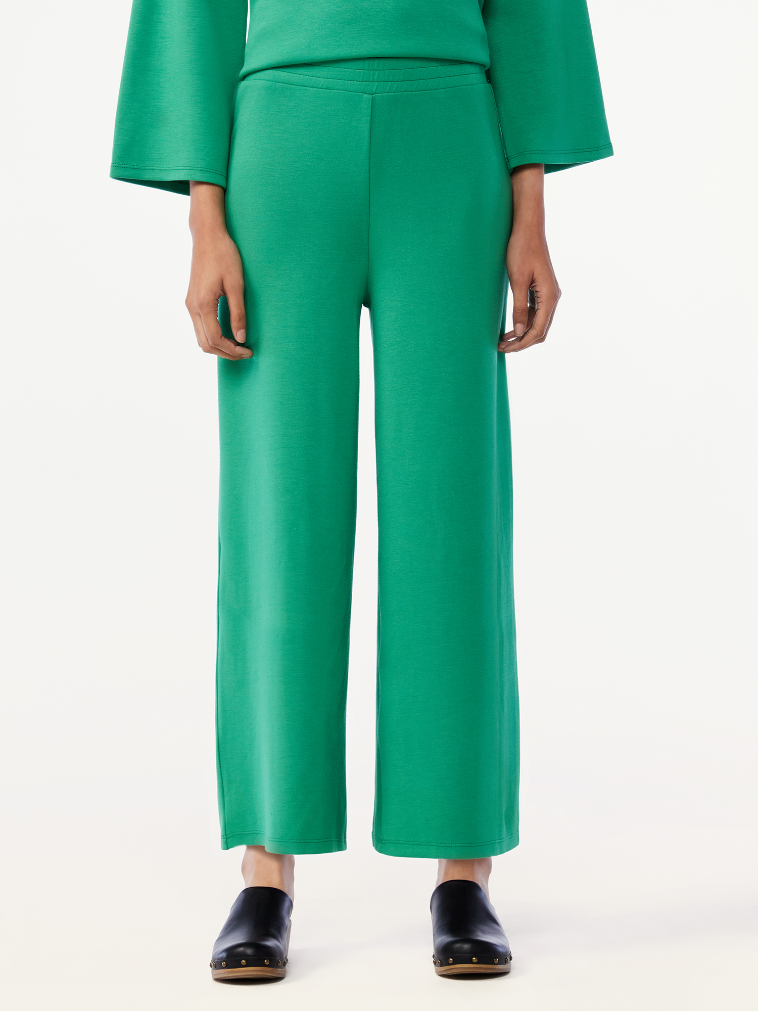 Scoop Women's Cropped Scuba Pants