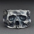 thumbnail image 1 of Anillos para mujer, regalos para mujer, 2 piezas, recuerdo de Halloween, calavera para mujer, hombre, compromiso, boda, accesorios de joyería, regalo, tornillo, tornillo, 1 of 5