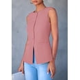 thumbnail image 4 of Chaleco PRETTYGARDEN para Mujer Traje de Verano Color Rosa Oscuro, 4 of 8