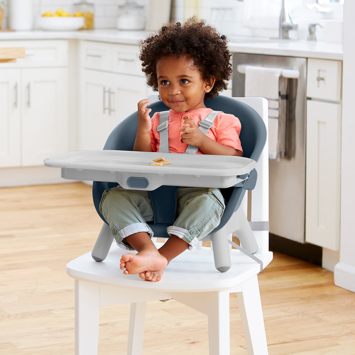 Skip Hop Eon 4-in-1 Convertible High Chair - Slate Blue