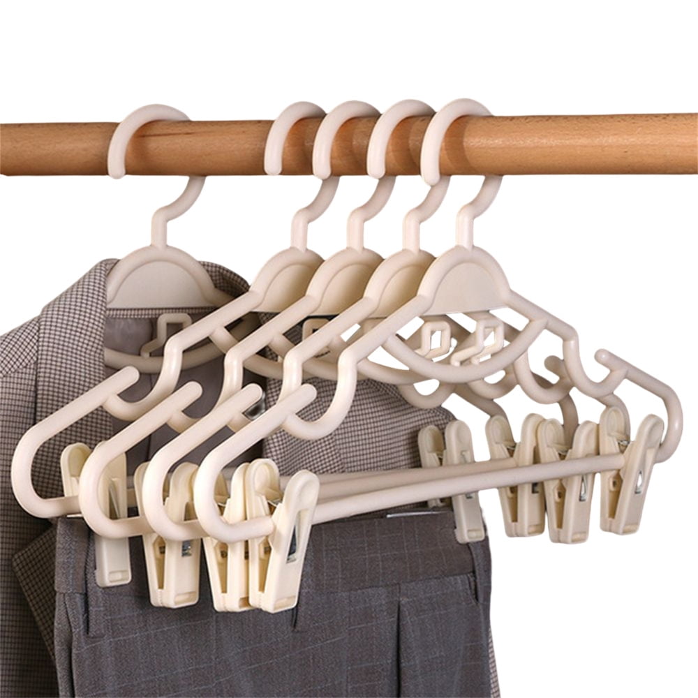 8PCS Home Pants Rack Wooden Stretcher Clamping Hanger NonSlip With Swivel  Hook Bedroom Clothes Organizer   AliExpress Mobile