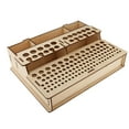 thumbnail image 4 of 2 Sets Leathercraft Punch Stamp Tool Soporte Soporte Organizador Organizador Caja De Almacenamiento Rack Soledad Caja de almacenamiento de madera, 4 of 10
