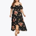 thumbnail image 2 of New Casual Fashion Printed Dress for Women Summer Flower Print Plus Size Dress Loose Fit Female Sling Dresses, 2 of 9
