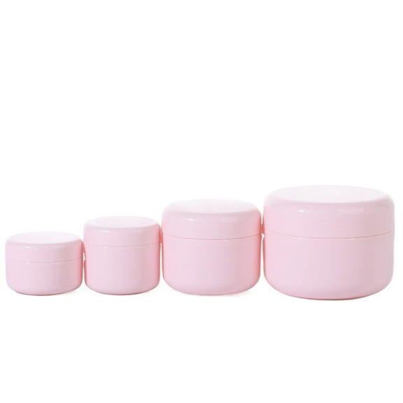 Small Cosmetic Containers with Lids 4 Pack Travel Jars for Cream/Lotion（20g/30g/50g/100g）