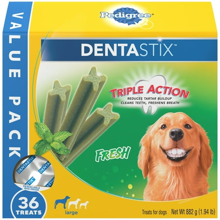 UPC 023100106571 product image for Pedigree DentaStix Mint Flavor Dental Treat for Dog  1.94 lb. (36 Count) | upcitemdb.com