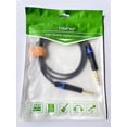 thumbnail image 3 of TISINO Cable TRS de 6,35 mm, trenzado de nailon de 6,35 mm, cable de audio equilibrado macho a macho, 3 of 10